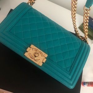 Real Chanel boy bag
